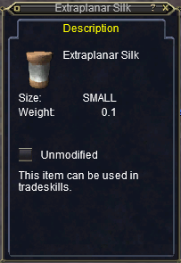 Extraplanar Silk